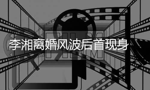 现身剐蹭男子后首李湘离婚驾车 与风波发生神秘